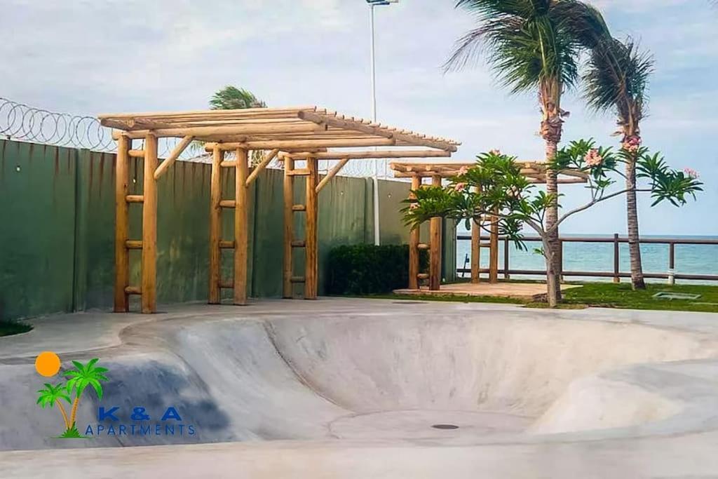 Cumbuco Wai Wai Apartamento Com Vista Para O Mar Extérieur photo